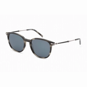 Salvatore Ferragamo Men's Sunglasses - Striped Grey Cat Eye Frame | SF1015S 003