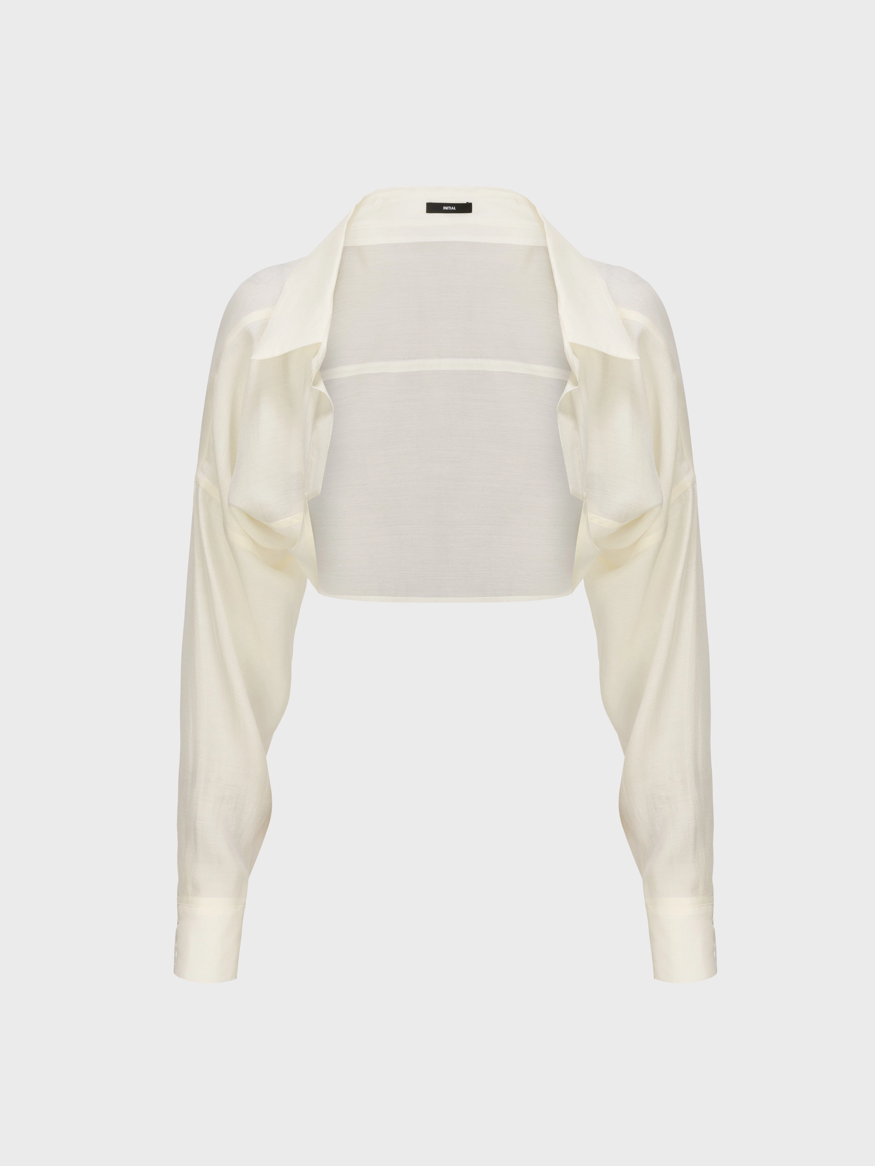 See-Through Crop Shirt