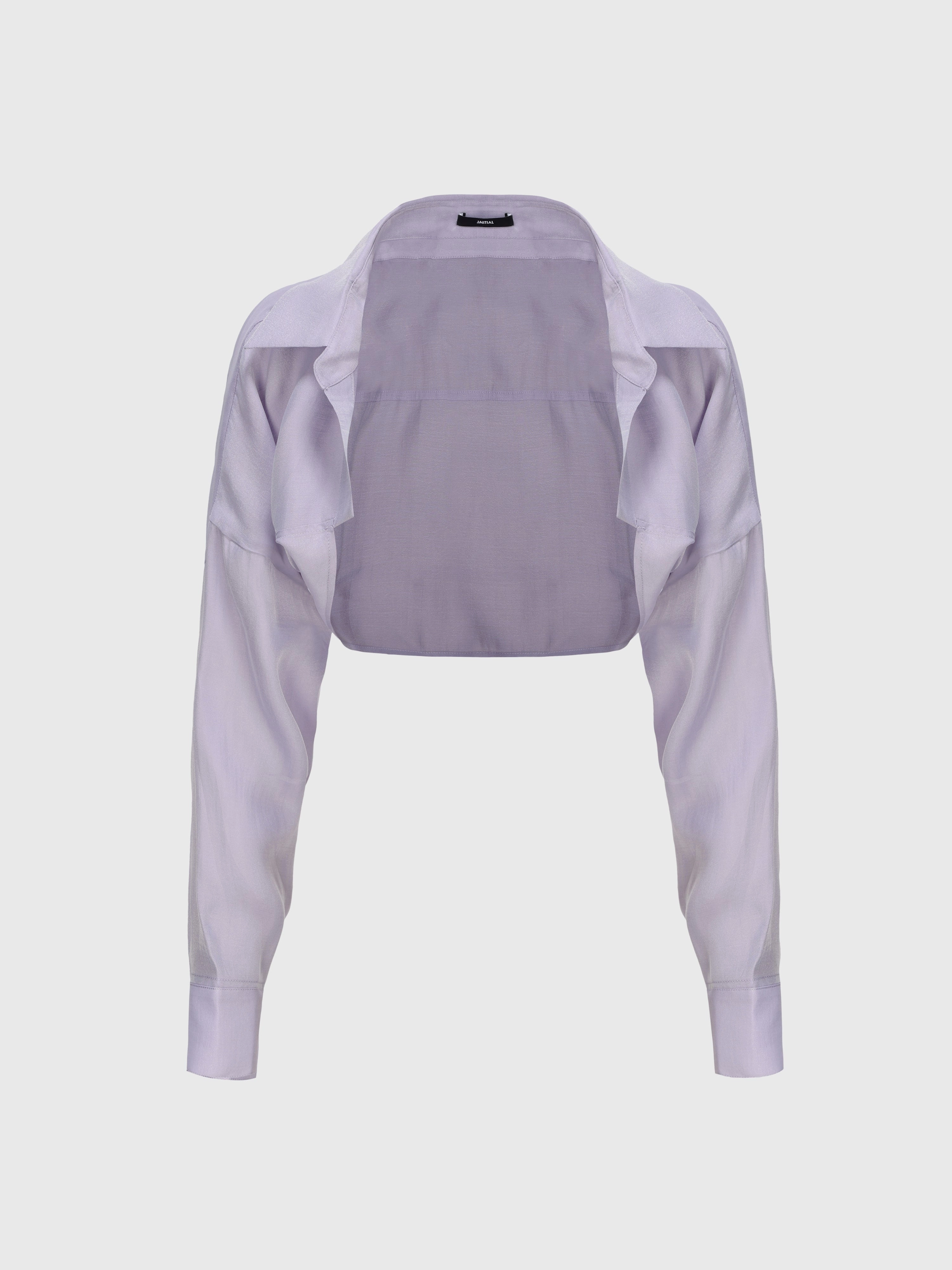 See-Through Crop Shirt