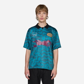 Sports Flage Polo Shirt Deep Sea Green