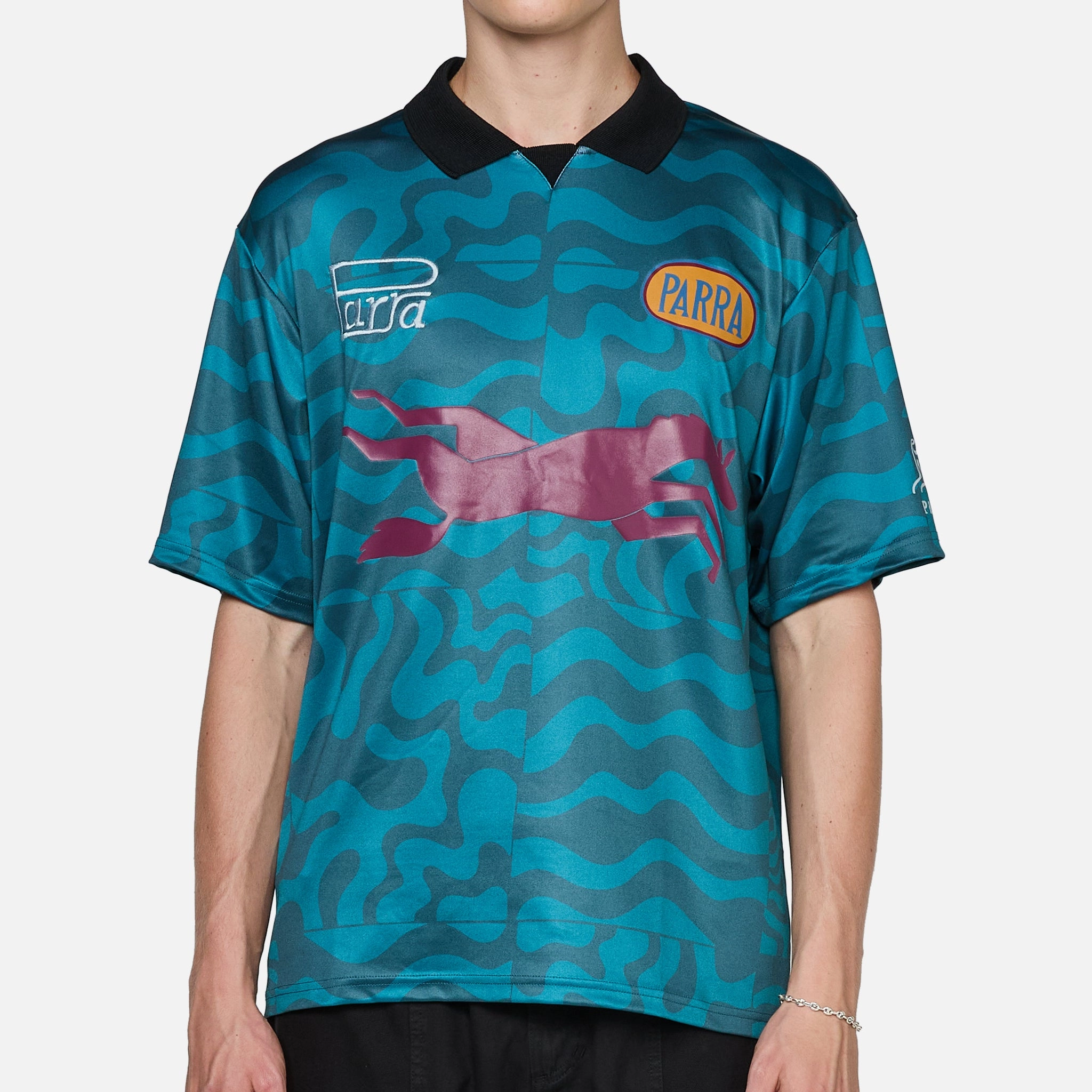Sports Flage Polo Shirt Deep Sea Green