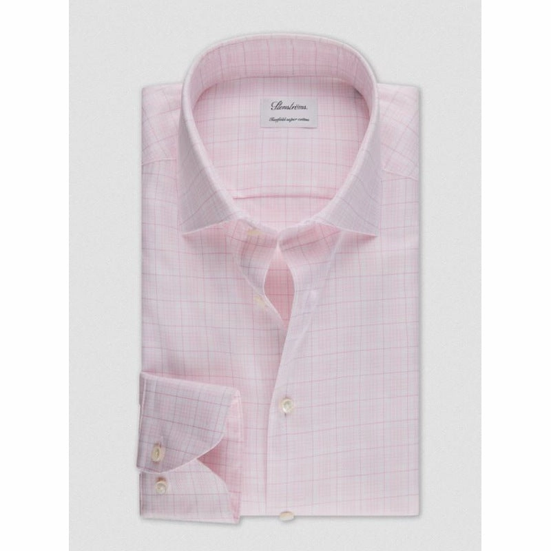 Stenstroms | Checked Twill Dress Shirt (2 Colors)