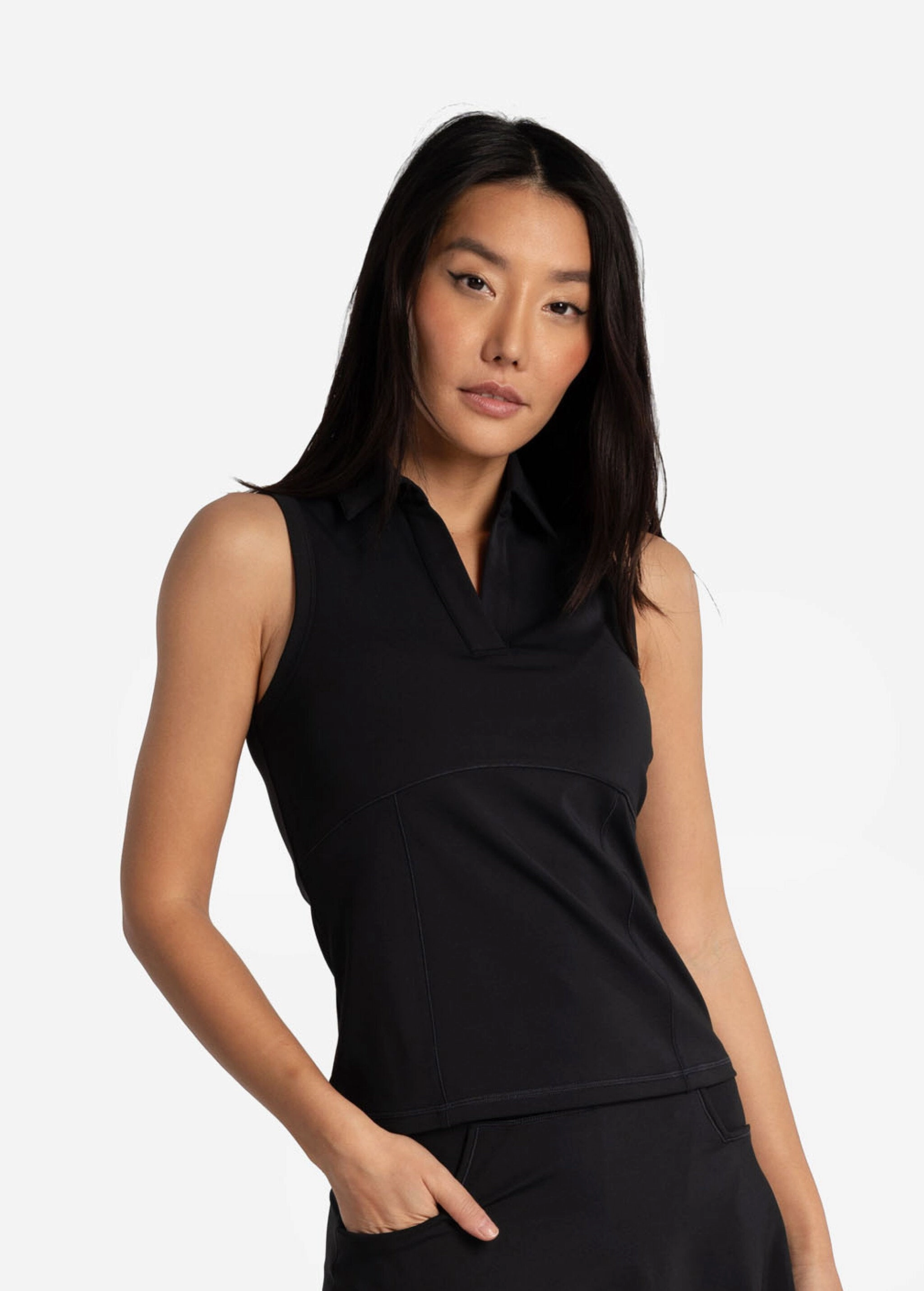 Step Up Polo Tank Top
