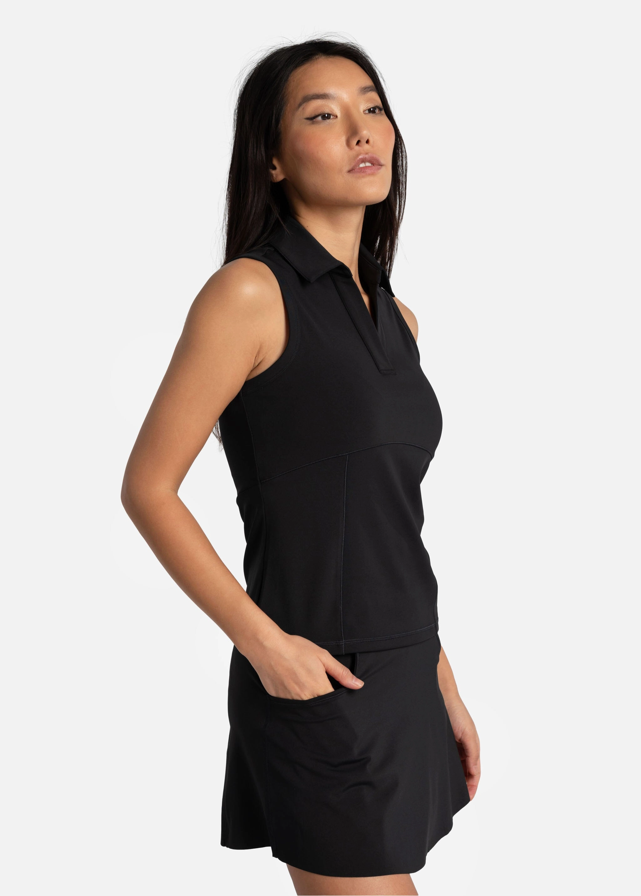 Step Up Polo Tank Top