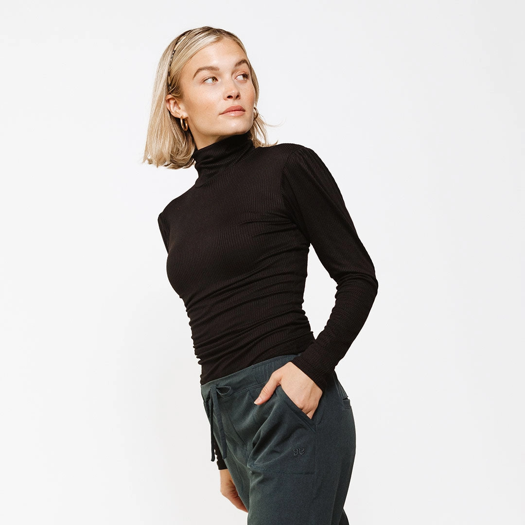 Tessa Long Sleeve, Black