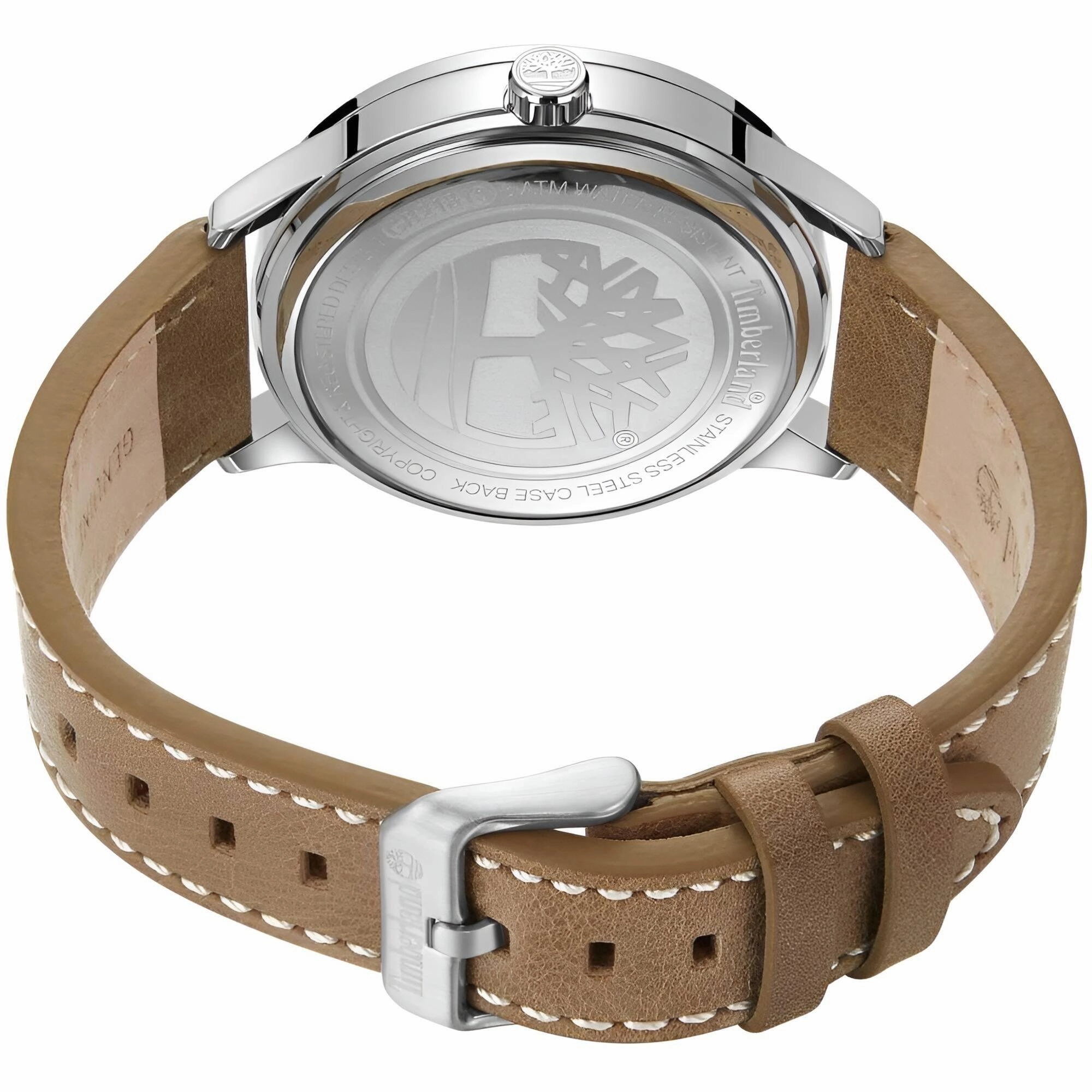 Timberland Men's Watch - Classic Blue Dial Brown Leather Strap Date | TDWGB2181501