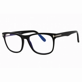 Tom Ford Men's Eyeglasses - Black Acetate Square Shape Full Rim Frame | FT5662-B 001