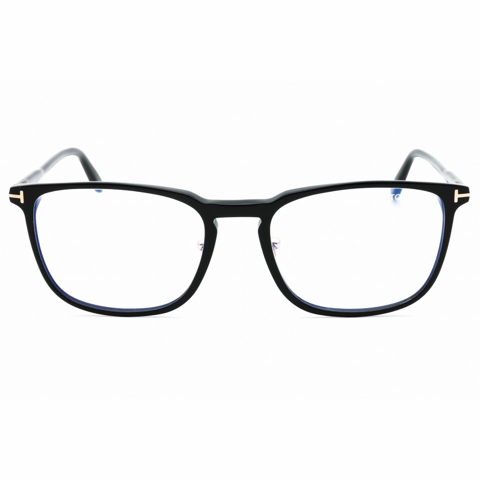 Tom Ford Men's Eyeglasses - Shiny Black Acetate Square Full Rim Frame | FT5699-B 001