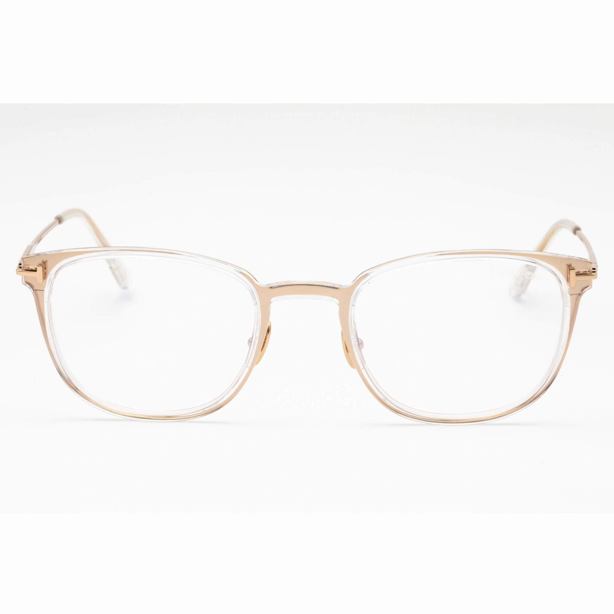 Tom Ford Men's Eyeglasses - Shiny Deep Gold Cat Eye Full Rim Frame | FT5694-B 030