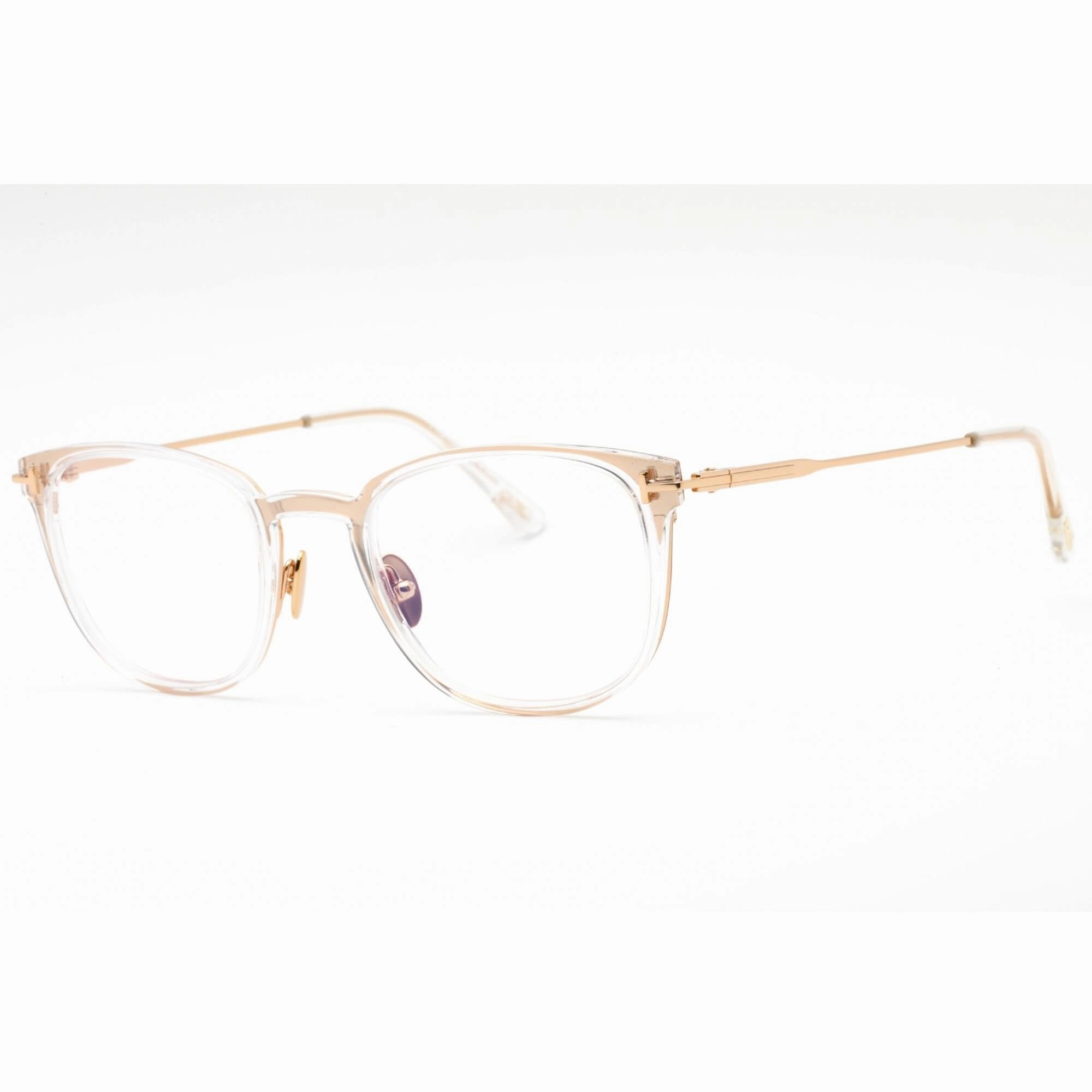 Tom Ford Men's Eyeglasses - Shiny Deep Gold Cat Eye Full Rim Frame | FT5694-B 030