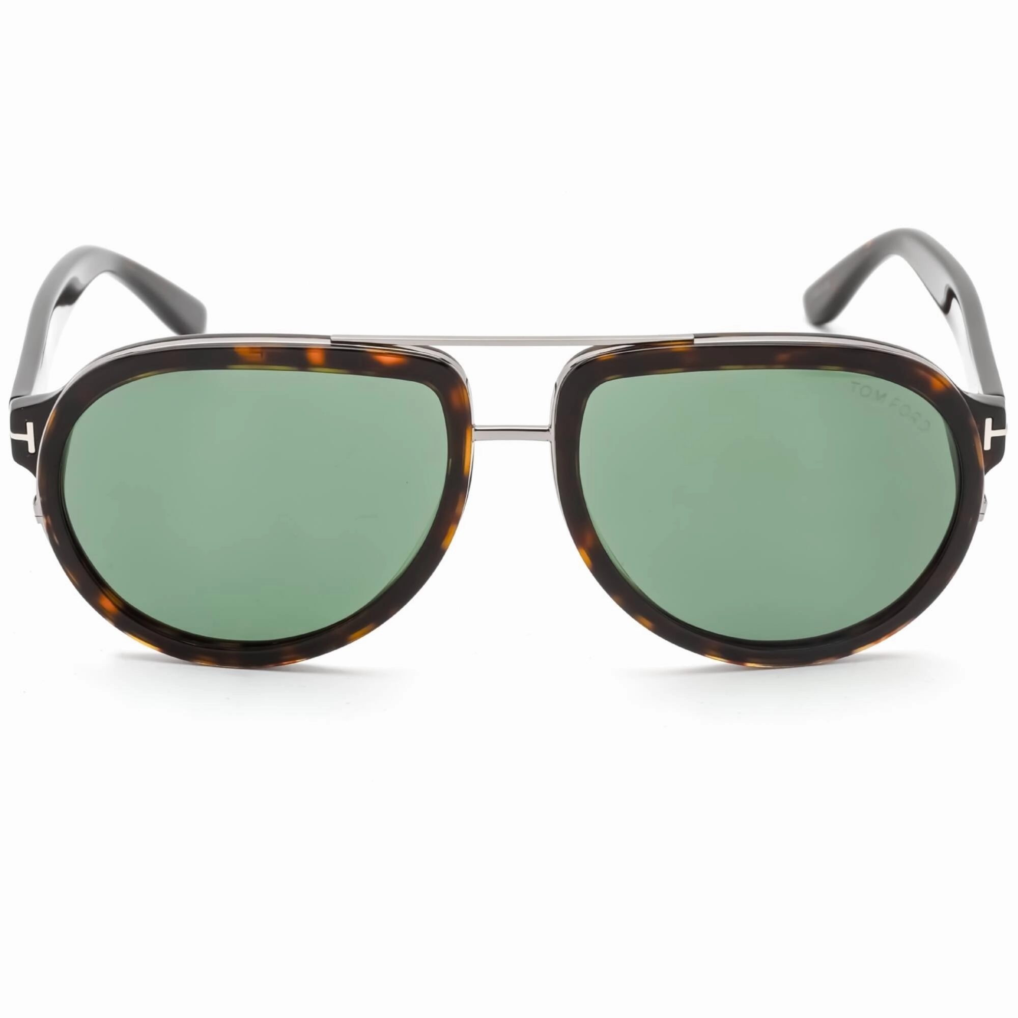Tom Ford Men's Sunglasses - Dark Havana Plastic Pilot Full Rim Frame | FT0779 52N