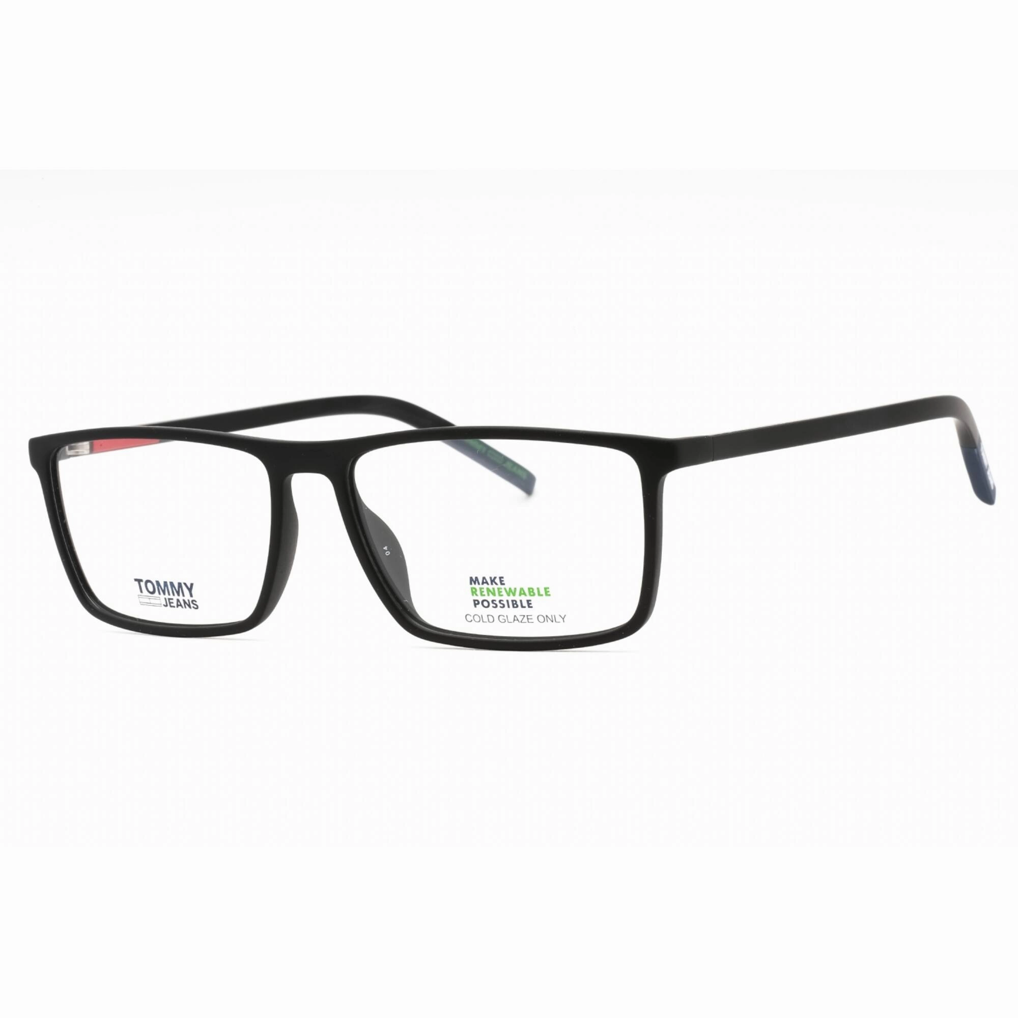 Tommy Hilfiger Men's Eyeglasses - Matte Black Rectangular Frame | TJ 0019 0003 00