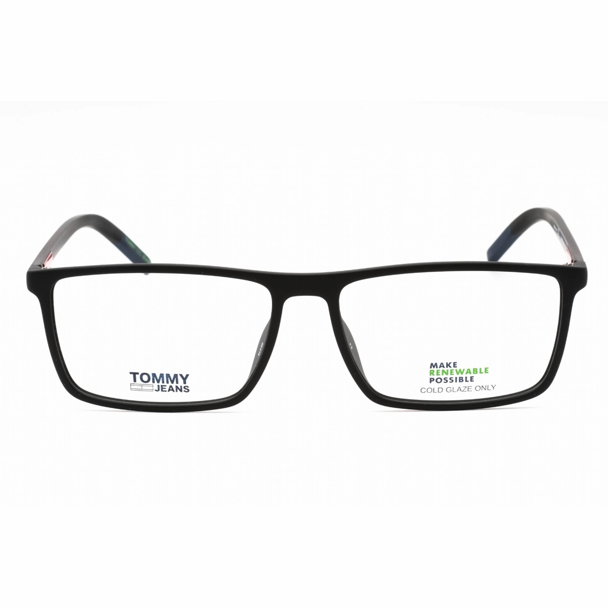 Tommy Hilfiger Men's Eyeglasses - Matte Black Rectangular Frame | TJ 0019 0003 00