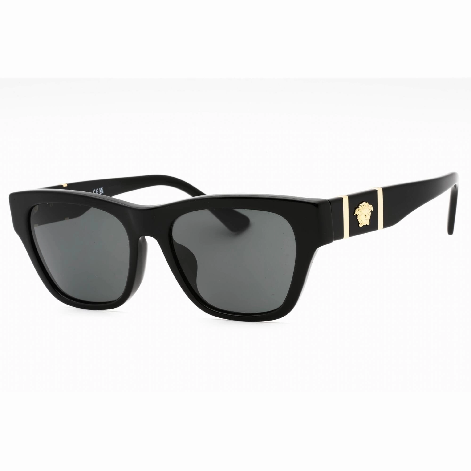 Versace Men's Sunglasses - Black Plastic Full Rim Frame Grey Lens | 0VE4457F GB1/87