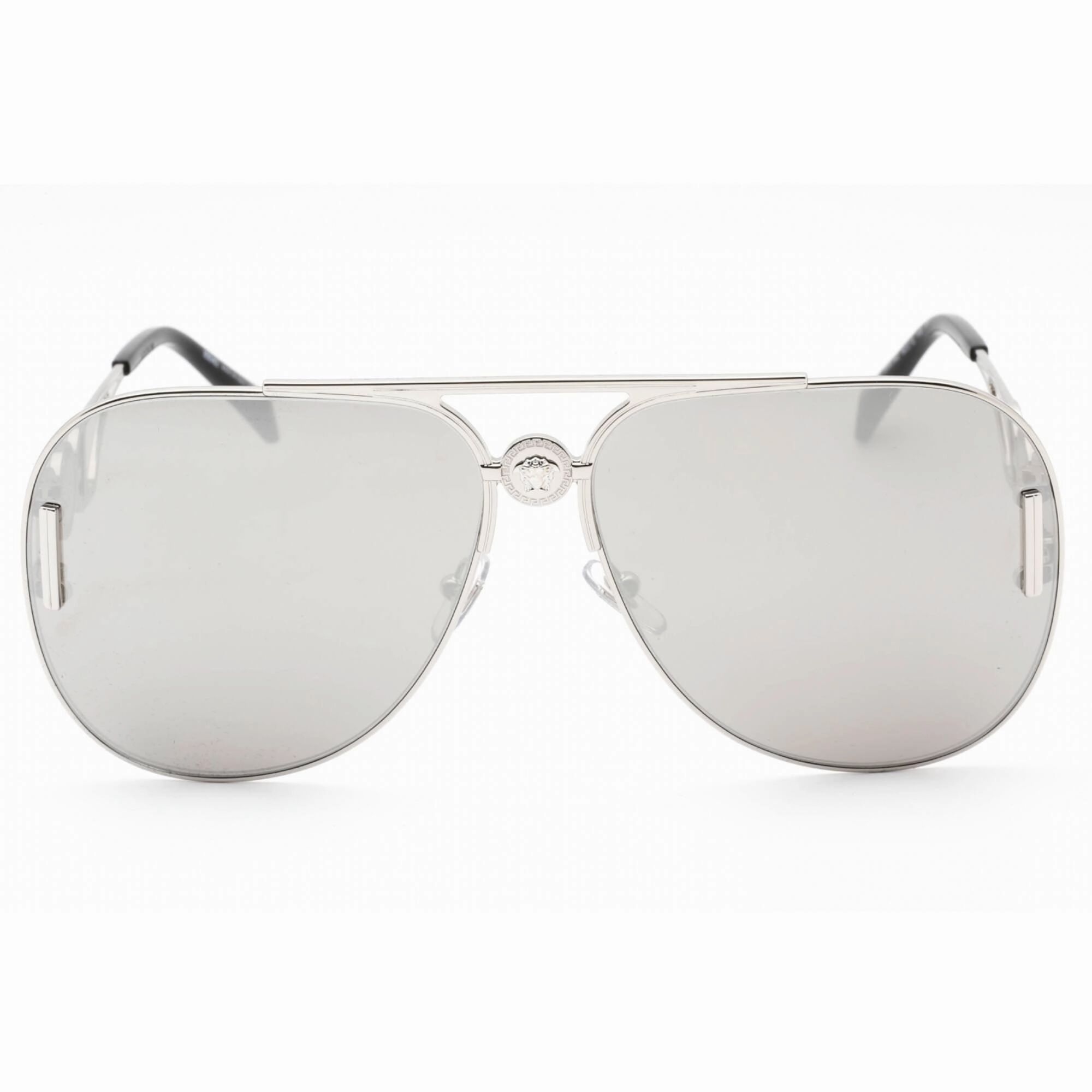 Versace Men's Sunglasses - Silver Metal Frame Light Grey Lens | 0VE2255 10006G