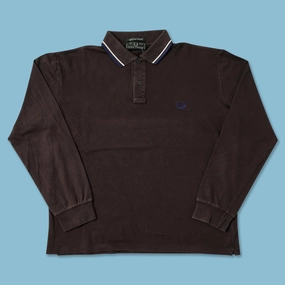 Vintage Fred Perry Long Polo Large