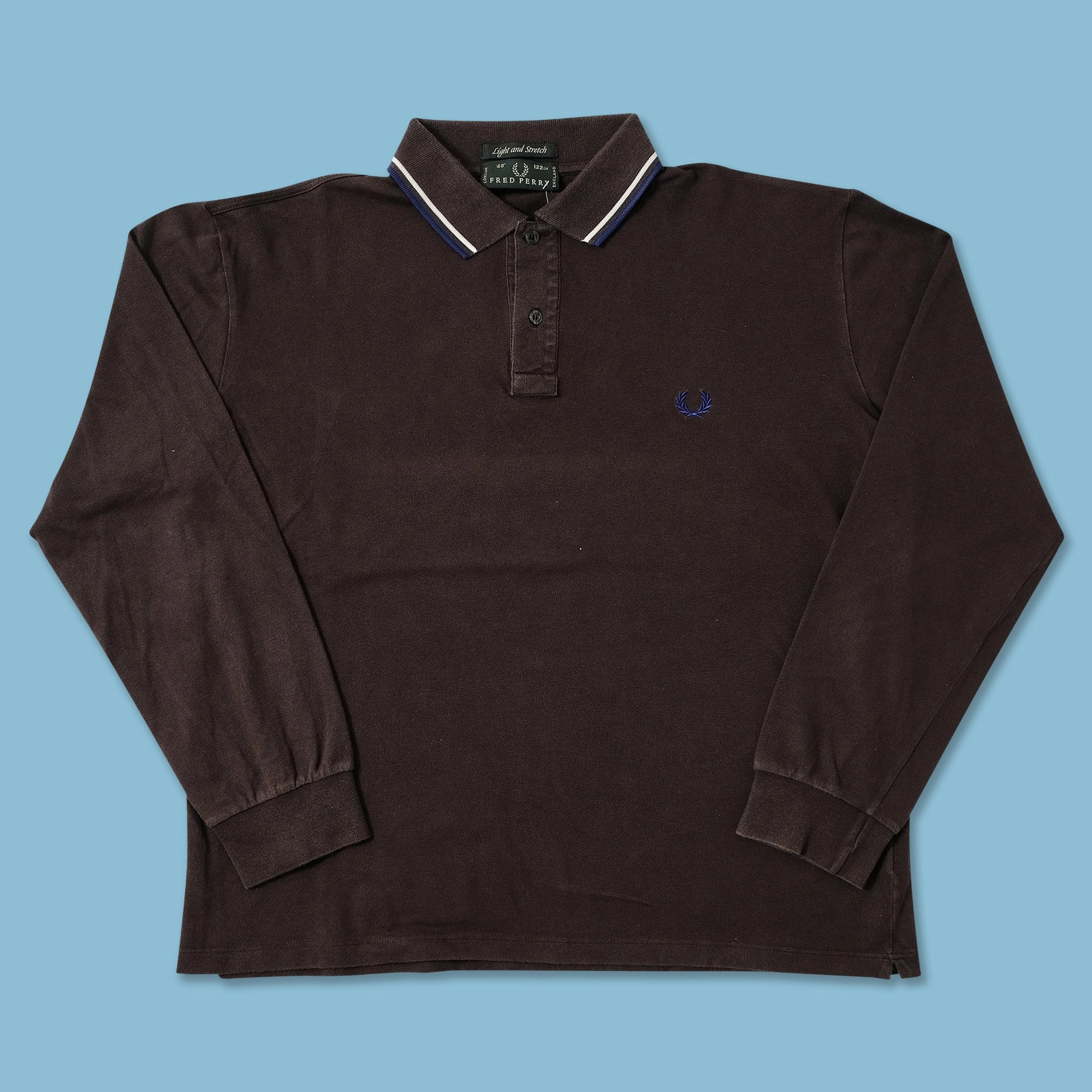 Vintage Fred Perry Long Polo Large
