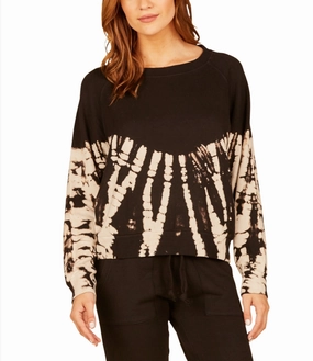 Vintage Havana Feather Tie Dye Crew B8895