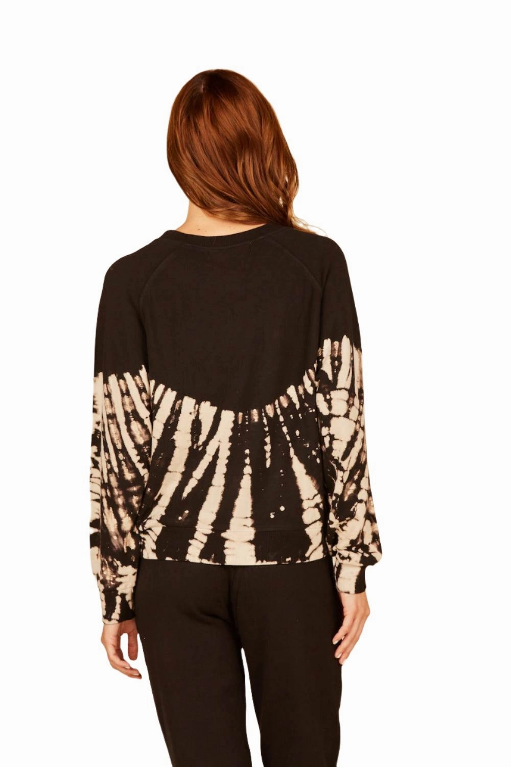 Vintage Havana Feather Tie Dye Crew B8895