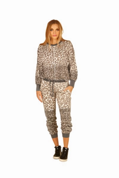 Vintage Havana Leopard Dip Dye Puff Sleeve Top VH8951