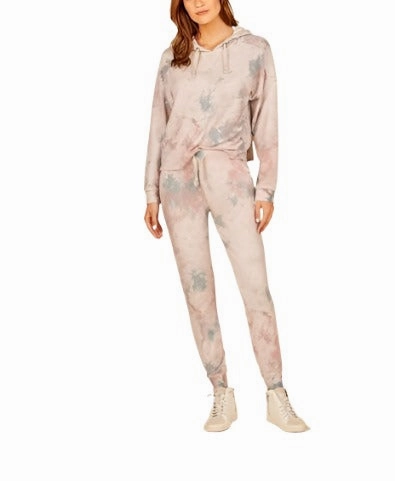 Vintage Havana Marble Tie Dye Hacci Hoodie B8522