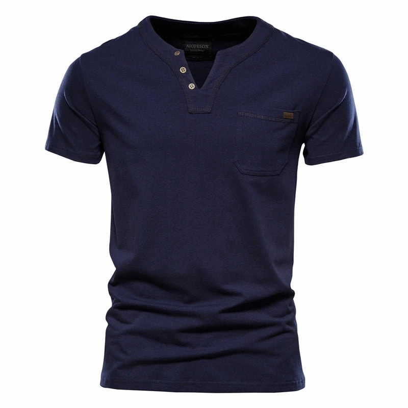 West Louis™ Casual Cotton Mens Summer T Shirts