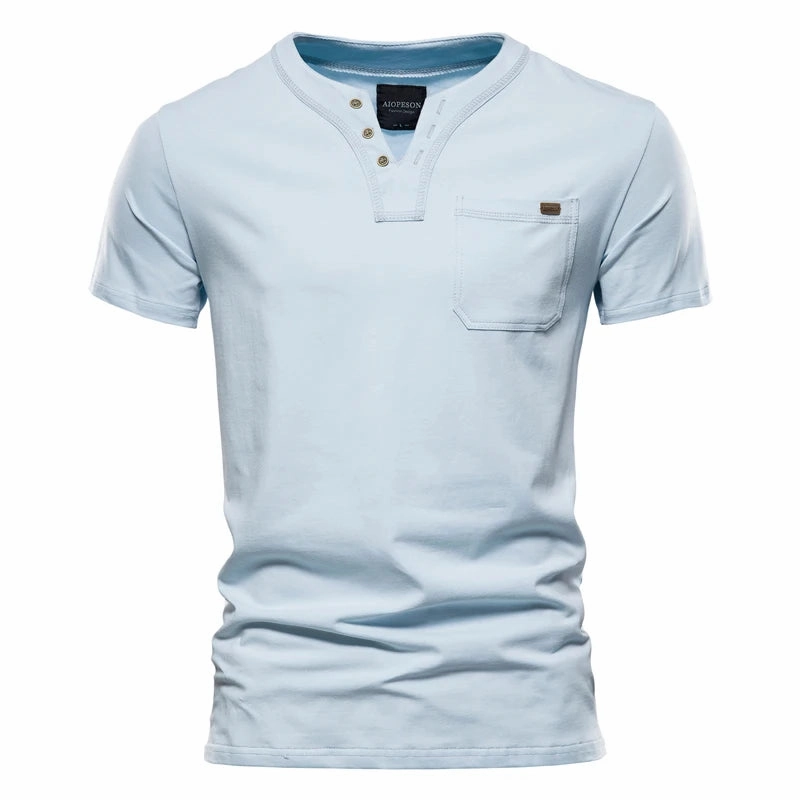 West Louis™ Casual Cotton Mens Summer T Shirts
