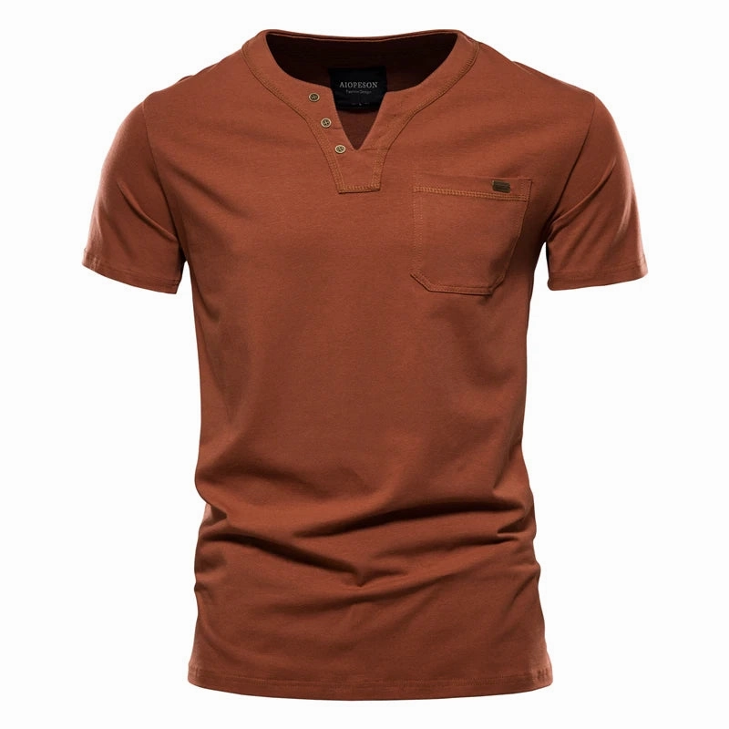 West Louis™ Casual Cotton Mens Summer T Shirts
