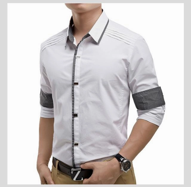West Louis™ Designer Slim Fit Cotton Shirts