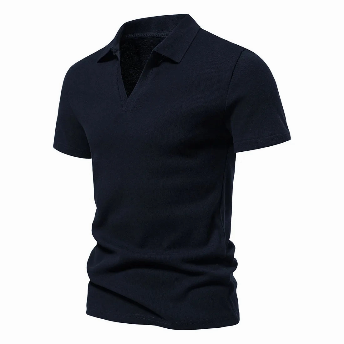 West Louis™ Men's V-Neck Polo Style Henley Tee