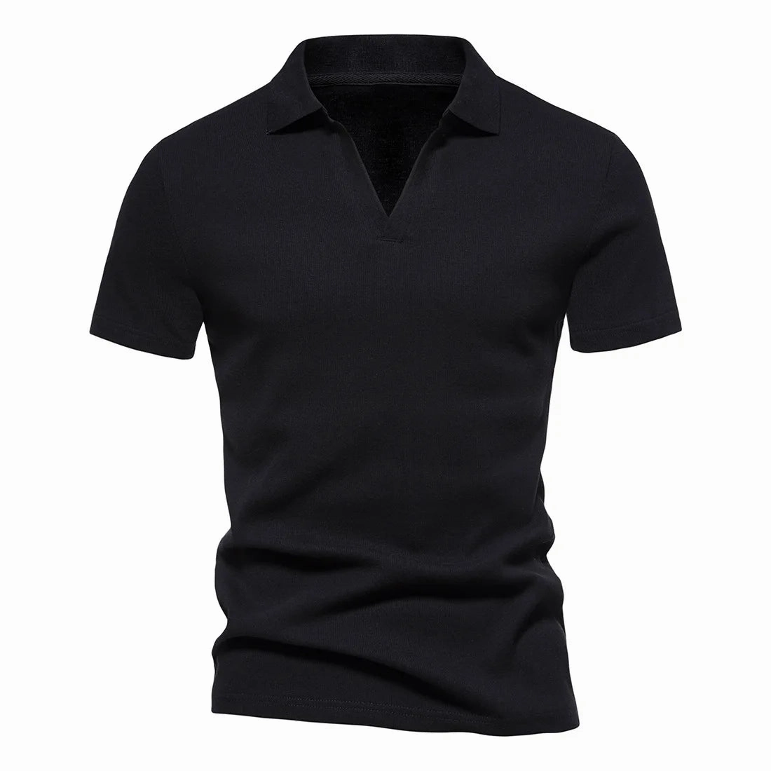 West Louis™ Men's V-Neck Polo Style Henley Tee