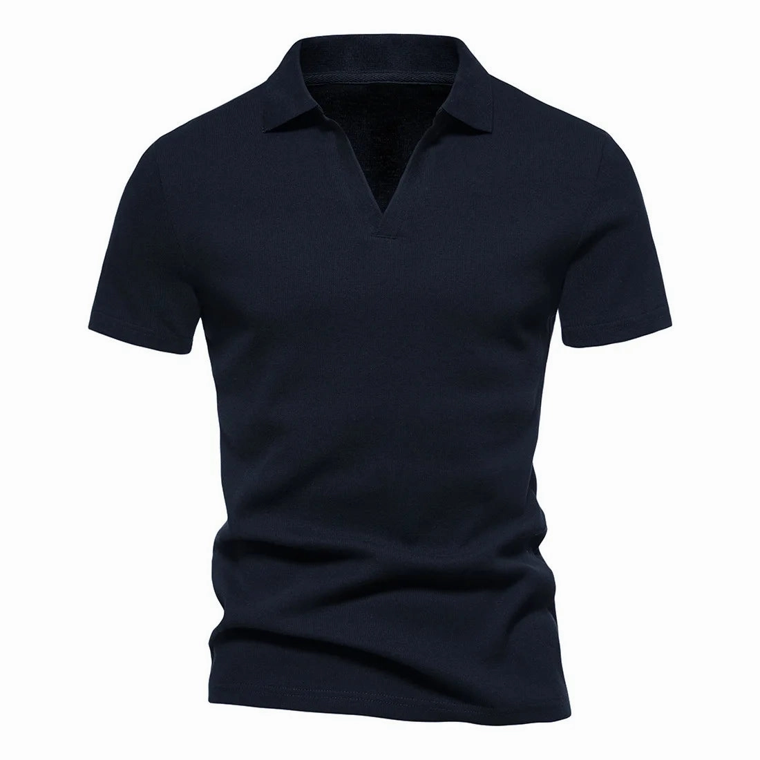 West Louis™ Men's V-Neck Polo Style Henley Tee