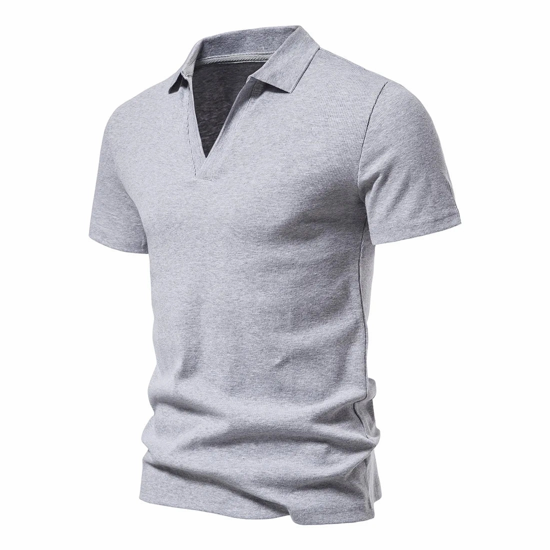 West Louis™ Men's V-Neck Polo Style Henley Tee