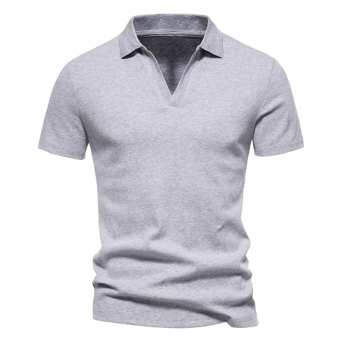 West Louis™ Men's V-Neck Polo Style Henley Tee