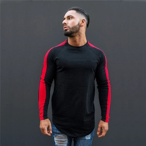 West Louis™ Side Stripe Muscle Hem T-shirt
