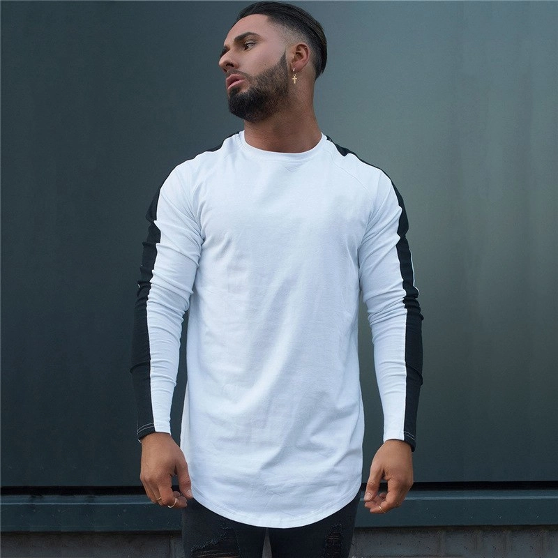 West Louis™ Side Stripe Muscle Hem T-shirt