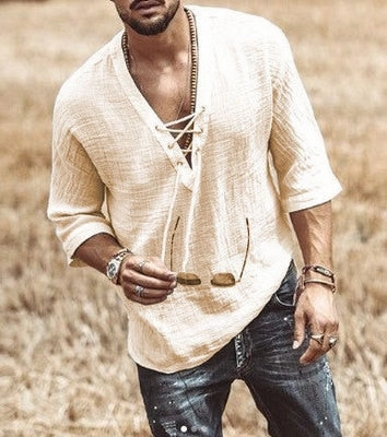 West Louis™ Summer Patchwork Short Sleeve Shirt
