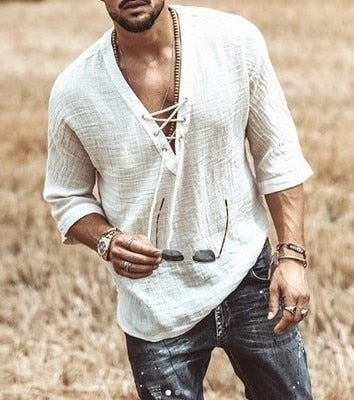 West Louis™ Summer Patchwork Short Sleeve Shirt