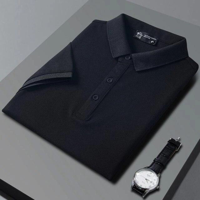 West Louis™ Turn Down Collar Polo Shirt