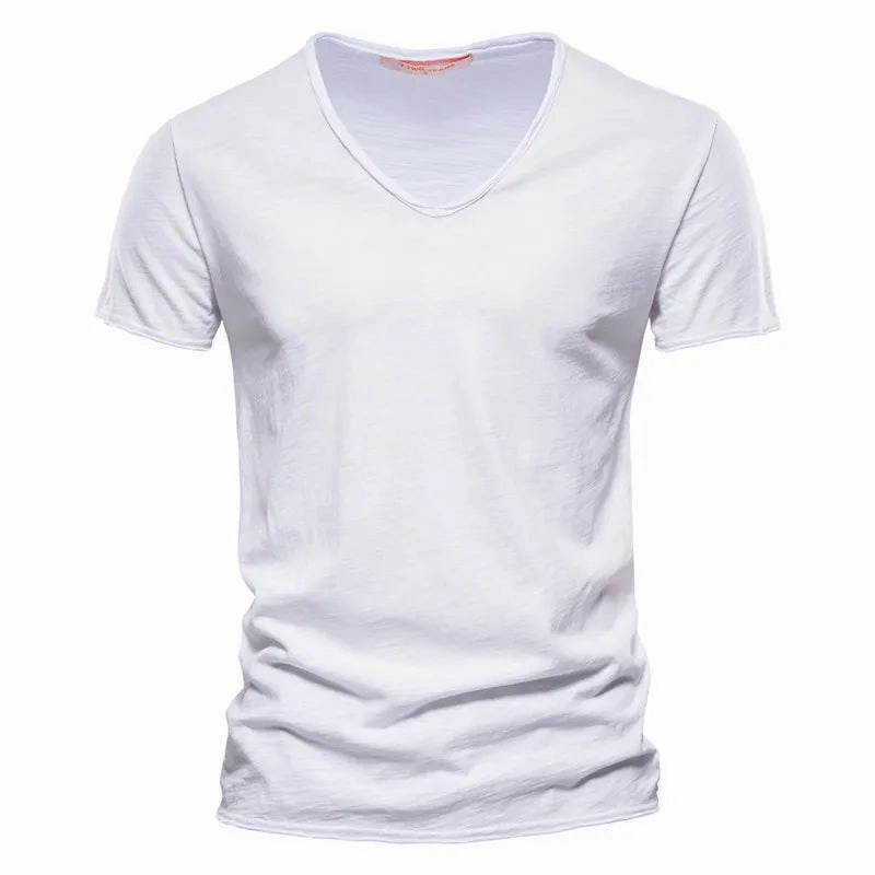 West Louis™ V-Neck Fashion Design Cotton Tee