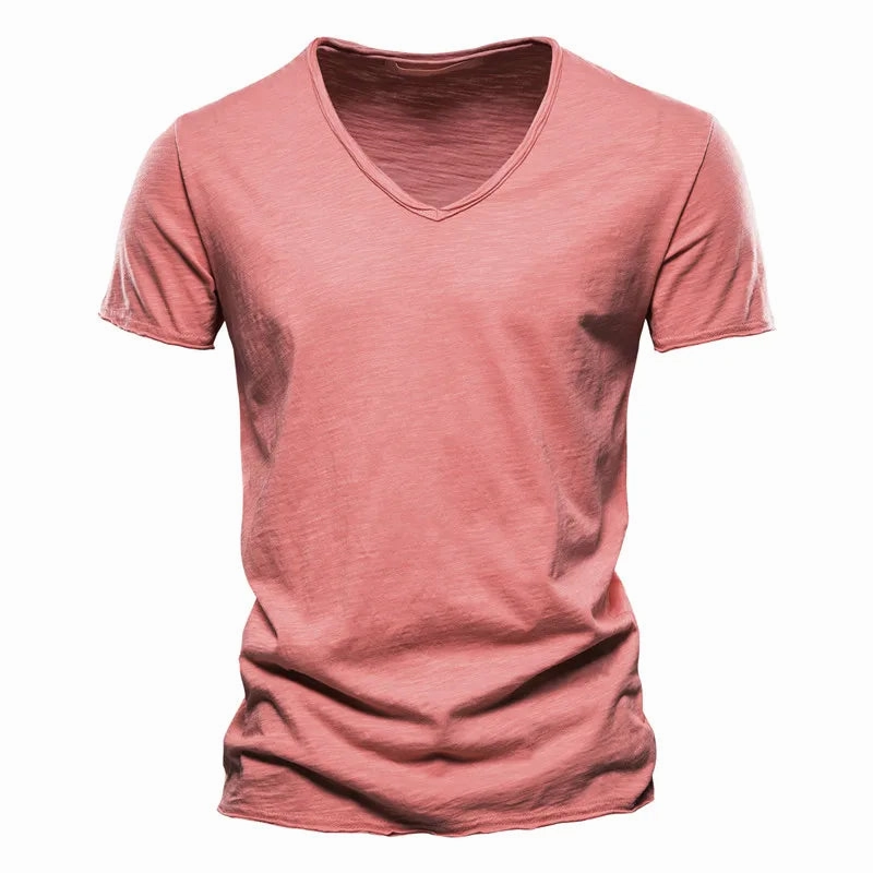 West Louis™ V-Neck Fashion Design Cotton Tee