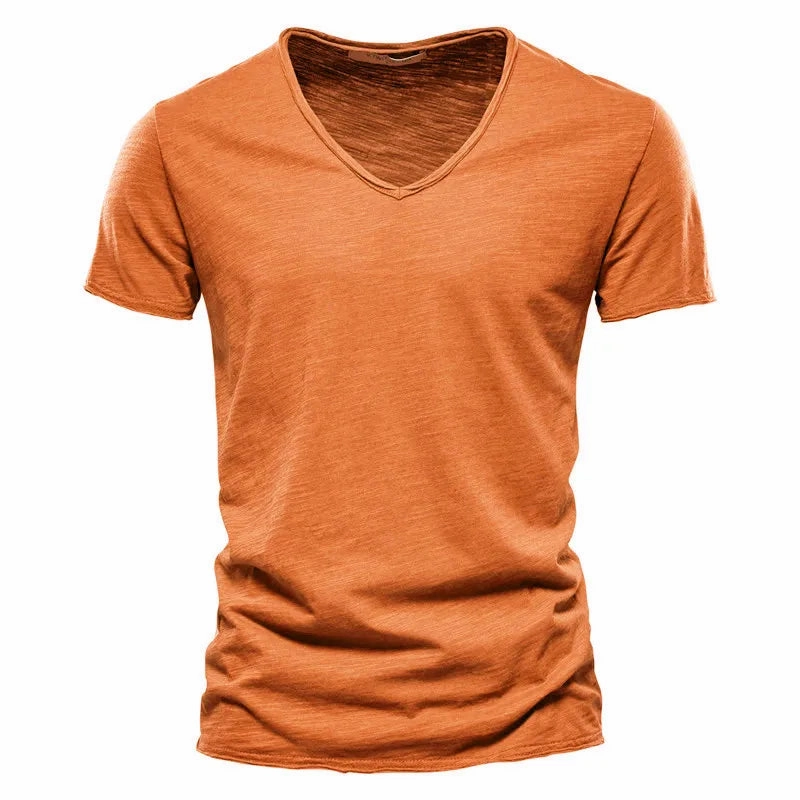 West Louis™ V-Neck Fashion Design Cotton Tee