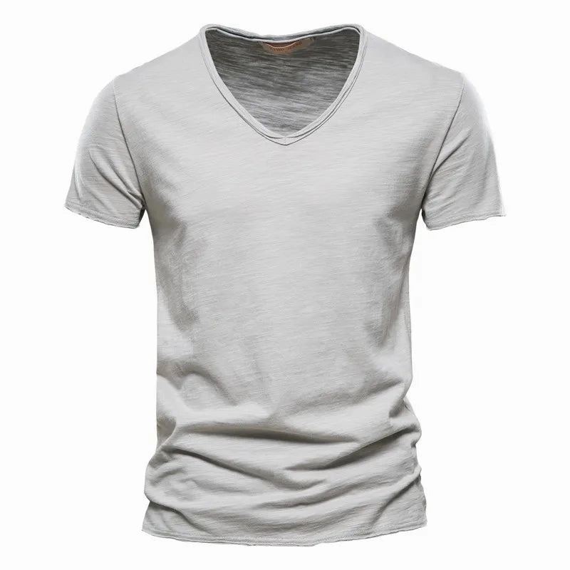 West Louis™ V-Neck Fashion Design Cotton Tee