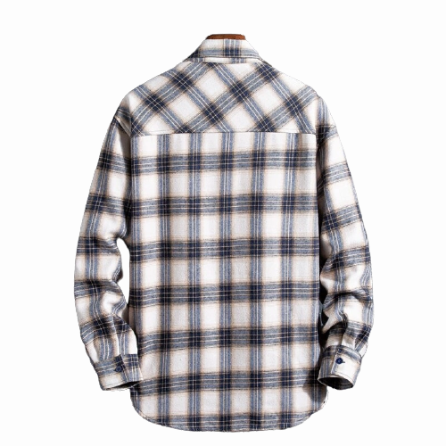 West Louis™ Velvet Thickening Fashion Plaid Shirt