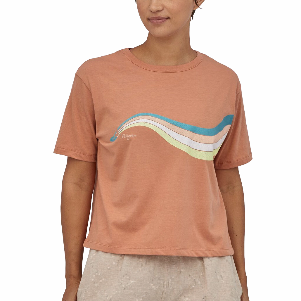 Women's Psychedelic Slider Organic Easy-Cut