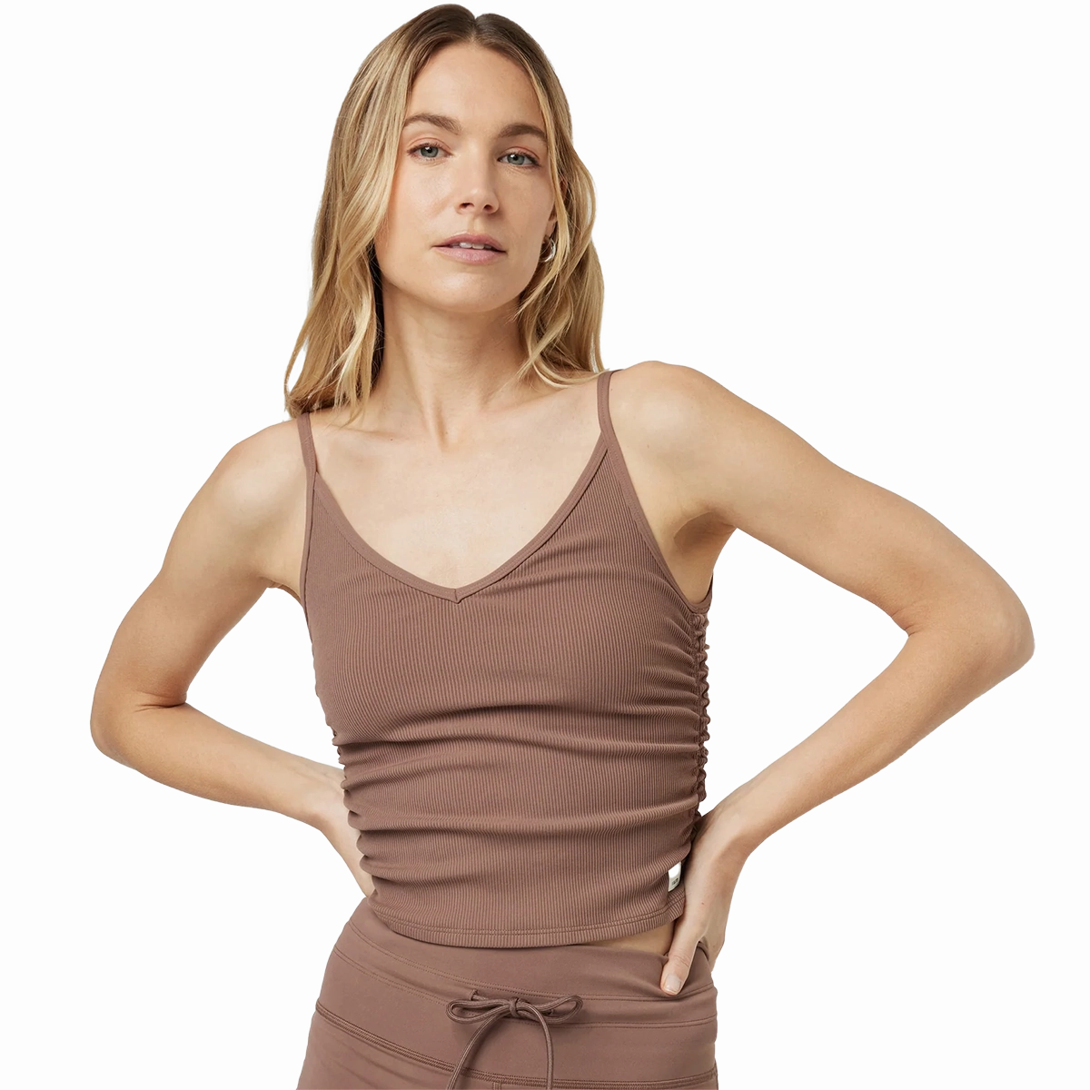 Women's Rib Ruched Tank
