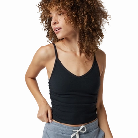 Women's Rib Ruched Tank