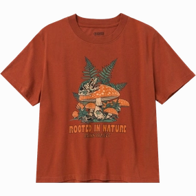 Women's Rooted in Nature Ferns Boxy Tee