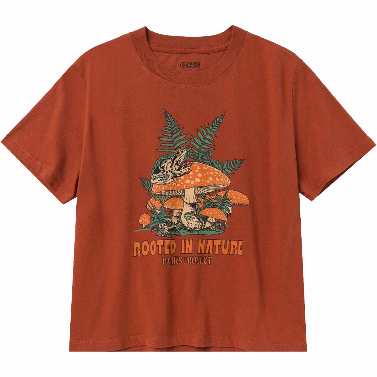 Women's Rooted in Nature Ferns Boxy Tee