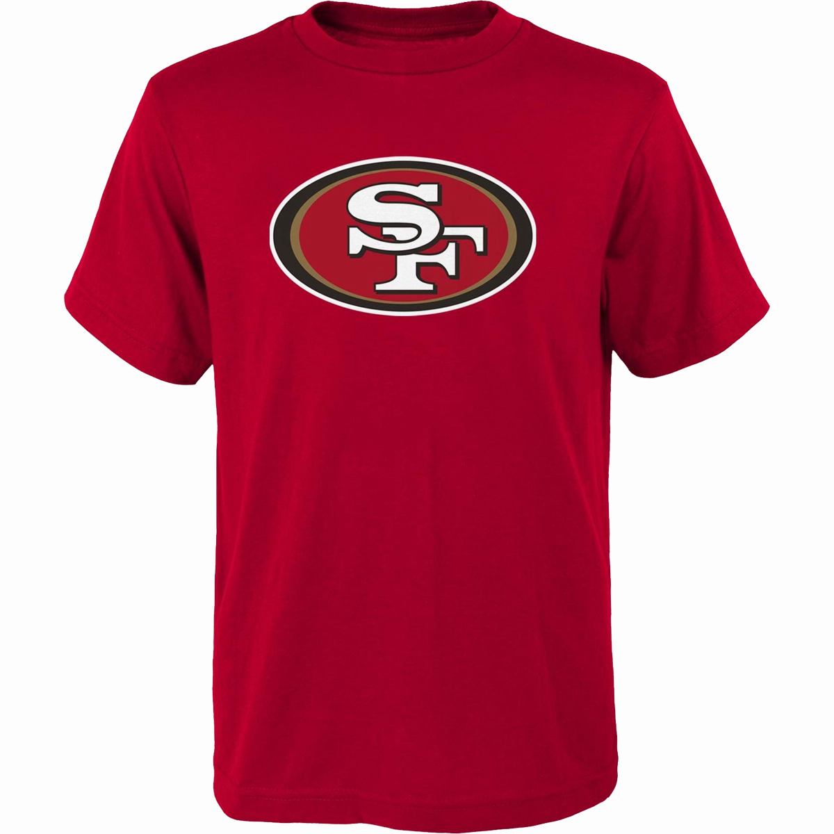 Youth 49ers Primary Logo Short Sleeve Cotton Tee